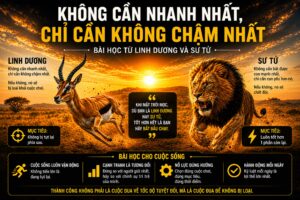 Không cần nhanh nhất, chỉ cần không chậm nhất.